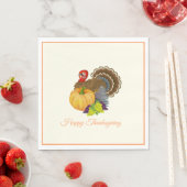 Thanksgiving kalkoen papieren servetten (Insitu)