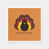 Thanksgiving kalkoen servet (Voorkant)