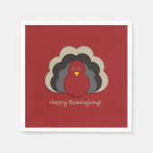 Thanksgiving kalkoen servetten (Voorkant)