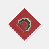 Thanksgiving kalkoen servetten (Hoek)