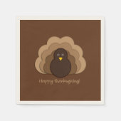 Thanksgiving kalkoen servetten (Voorkant)