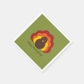 Thanksgiving kalkoen servetten (Hoek)