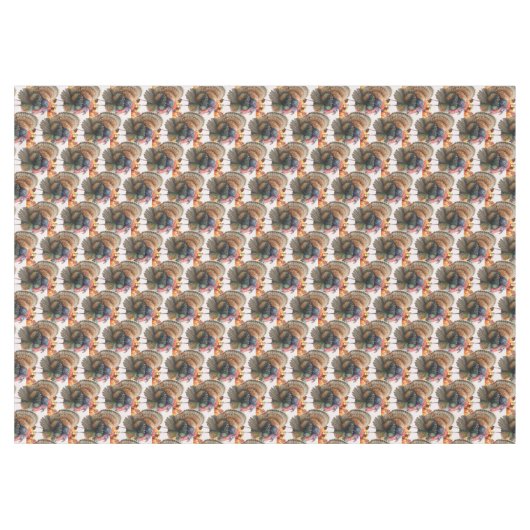 Thanksgiving kalkoen tafelkleed (Voorkant (Horizontaal))