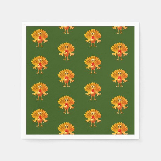 Thanksgiving kalkoen, Thanksgiving Dag Servet (Voorkant)