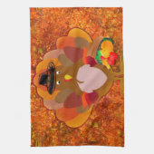 Thanksgiving kalkoen theedoek (Verticaal)