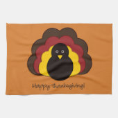 Thanksgiving kalkoen theedoek (Horizontaal)