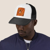 Thanksgiving kalkoen trucker pet (In situ)