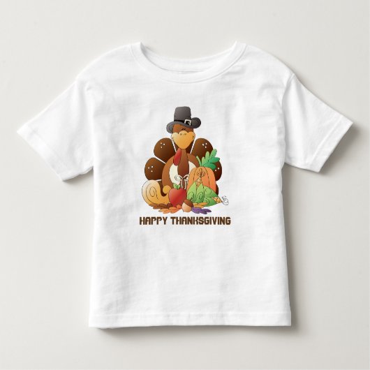 Thanksgiving kalkoen Vakantie peuter t-shirt (Voorkant)