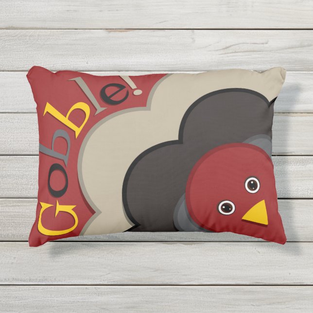 Thanksgiving kalkoen verbergen buitenkussen (Voorkant)