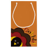 Thanksgiving kalkoen verbergen klein cadeauzakje (Achterkant)