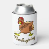 Thanksgiving kalkoenen blikjeskoeler (Blikje Voorkant)