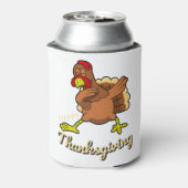 Thanksgiving kalkoenen blikjeskoeler (Blikje Achterkant)