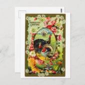  Thanksgiving Kalkoenen Briefkaart (Voorkant / Achterkant)