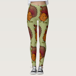 Thanksgiving kalkoenen Dag Oogst Leggings