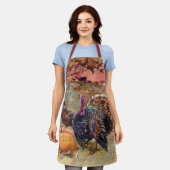 Thanksgiving kalkoenen en pompoen Schort (Gedragen)