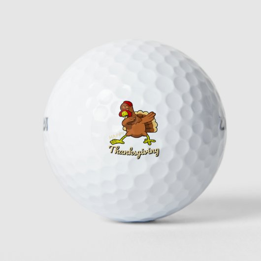 Thanksgiving kalkoenen golfballen (Voorkant)