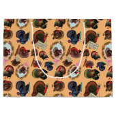  Thanksgiving Kalkoenen Large Cadeautasje (Voorkant)