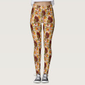 Thanksgiving kalkoenen - leggings (Voorkant)