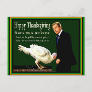 Thanksgiving kalkoenen - MAIL DIRECT NAAR DE ONTVA Feestdagenkaart