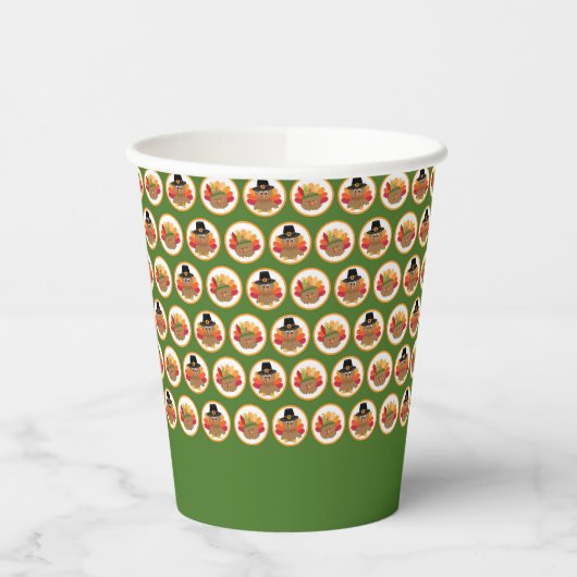 Thanksgiving kalkoenen papieren bekers (Links)