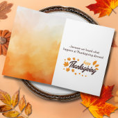 Thanksgiving kalkoenen verkleed nergens heen feestdagen kaart