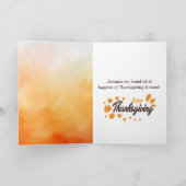 Thanksgiving kalkoenen verkleed nergens heen feestdagen kaart (Binnen)