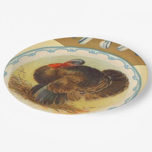 Thanksgiving kalkoenfeestdag Bord (Gekanteld)