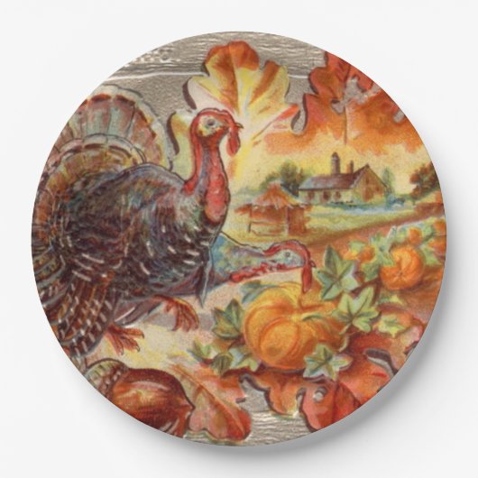  Thanksgiving kalkoenfeestdag Bord (Voorkant)