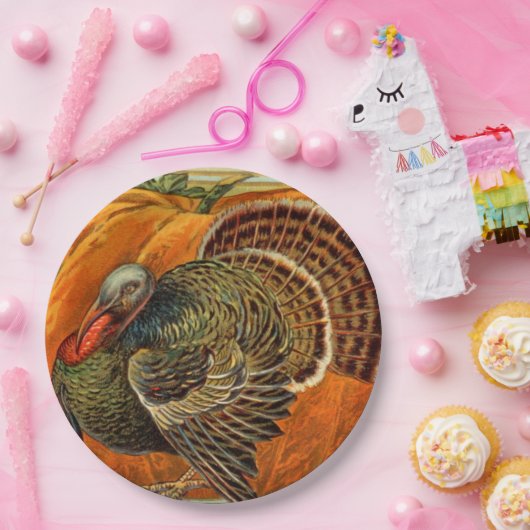  Thanksgiving kalkoenfeestdag Papieren Bordje (Feest)