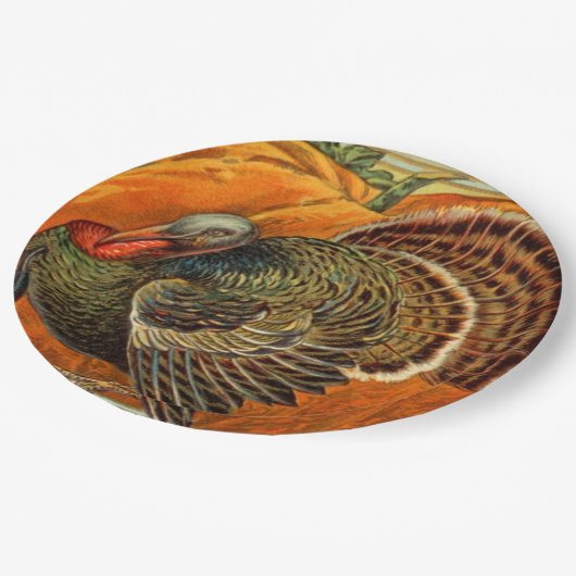  Thanksgiving kalkoenfeestdag Papieren Bordje (Gekanteld)