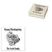 Thanksgiving kalligrafie van Turkije Rubberstempel (Gestempeld)