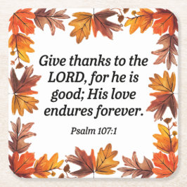 Thanksgiving Kartonnen Onderzetters