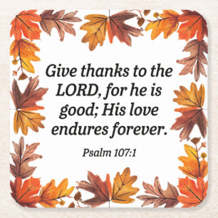 Thanksgiving Kartonnen Onderzetters