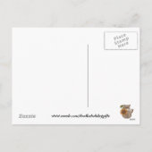 Thanksgiving Kat begroeting briefkaart (Achterkant)