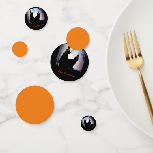 Thanksgiving Katten Confetti (Groep)