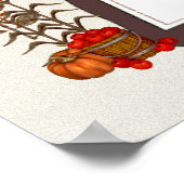 Thanksgiving Katten Poster (Hoek)