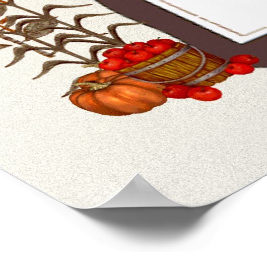 Thanksgiving Katten Poster (Hoek)