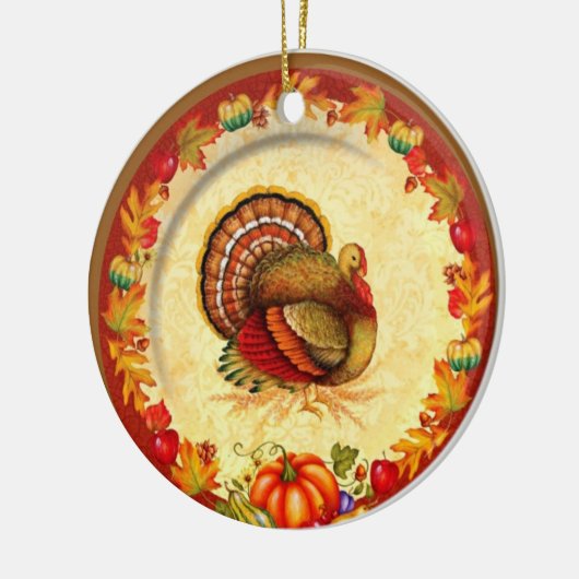 Thanksgiving Keramisch Ornament (Links)