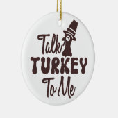 Thanksgiving Keramisch Ornament (Rechts)