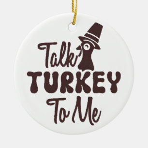 Thanksgiving Keramisch Ornament