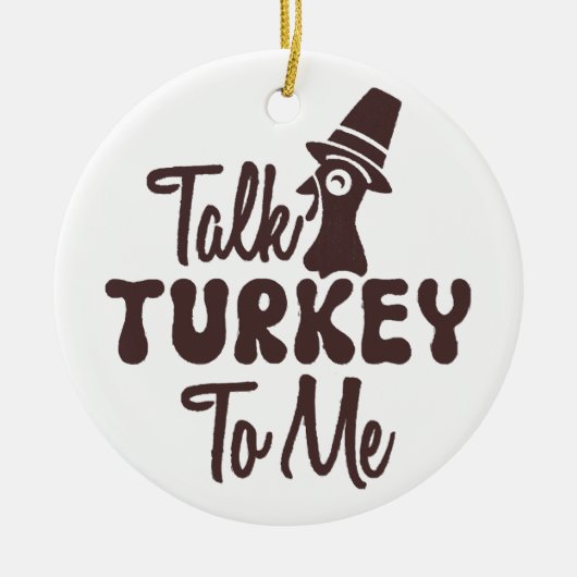 Thanksgiving Keramisch Ornament (Voorkant)