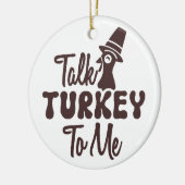 Thanksgiving Keramisch Ornament (Links)