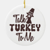 Thanksgiving Keramisch Ornament (Achterkant)