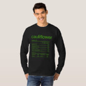 Thanksgiving kerstmis bloemkool t-shirt (Voorkant volledig)