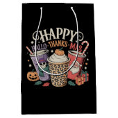 Thanksgiving Kerstmis Halloween Medium Cadeauzakje (Voorkant)