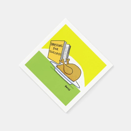 Thanksgiving Kerstmis - Informeel Turkije Servetten (Hoek)