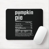 Thanksgiving kerstpompoen Pie Nutritional Fac Muismat (Met muis)