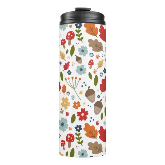 Thanksgiving Keuken Eetkamer Vallen Kleuren Thermosbeker (Voorkant)