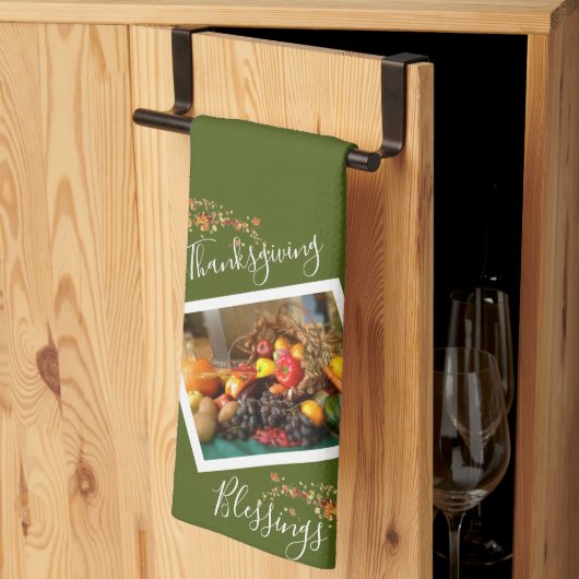 Thanksgiving keukendoek theedoek (Derde Gevouwen)