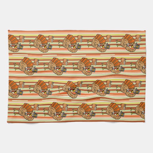 Thanksgiving keukenhanddoek (Horizontaal)